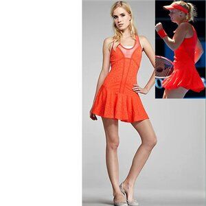 NWT Adidas Stella McCartney Tennis Dress Skirt S Small - tomatoes red